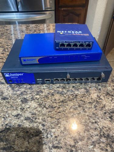 Juniper Srx210 Services Gateway Juniper Ns 5gt 101 Netgear Fs105 Ebay