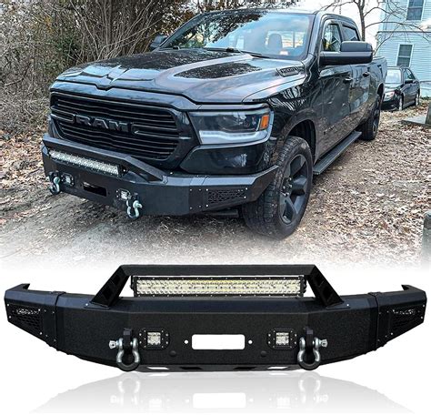 Amazon Tioyar Front Bumper Black Texture Compatible With