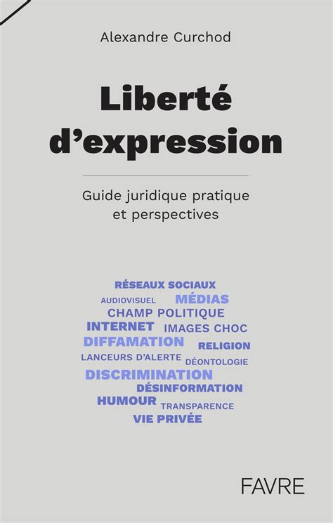 Liberté Dexpression Éditions Favre