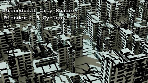 Procedural City In Blender 29 Youtube