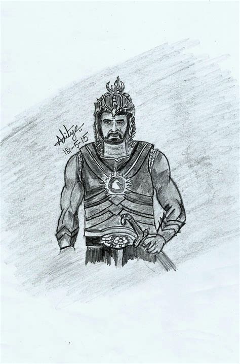 Baahubali Warrior Pose Sketches Warrior Pose Warrior