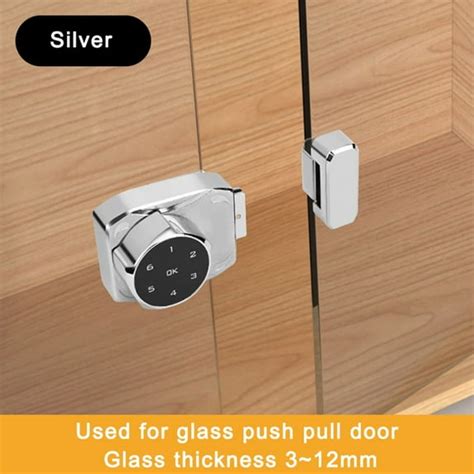 digital password glass cabinet lockelectronic security  sliding
