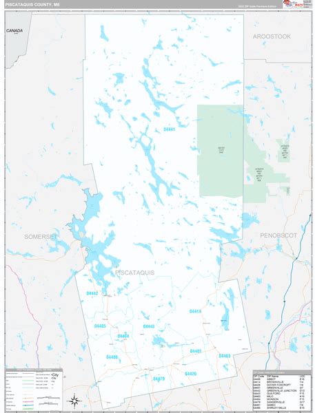 Maps of Piscataquis County Maine - marketmaps.com