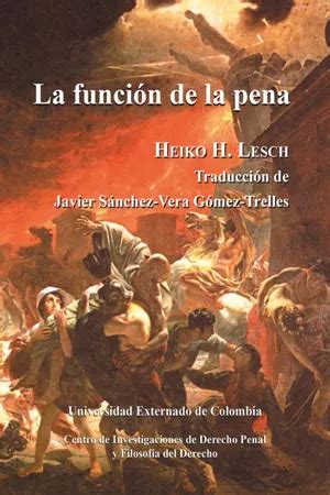 Pdf La Funcion De La Pena Di Heiko H Lesch Versione Ebook Perlego