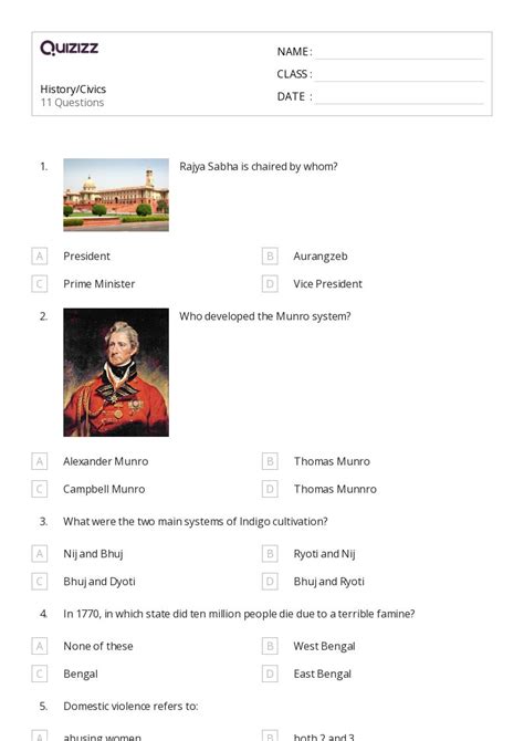 50 Civics Worksheets For 8th Class On Quizizz Free Printable