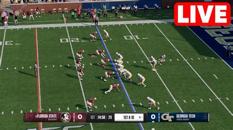 Ncaaf Live🔴 Florida State Seminoles Vs Georgia Tech Yellow Jackets