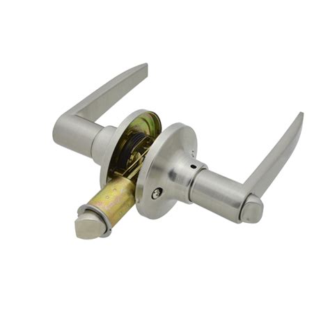 Aluminum Brushed Satin Nickel Privacy Lever Lockset Creative Products