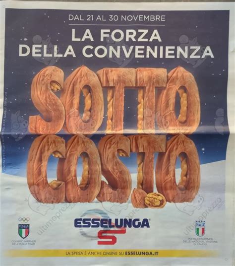 Volantino Esselunga dal 21 novembre 2024 è sottocosto di Natale ecco