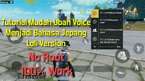 Cara Mengubah Voice Chat PUBG Mobile Versi Global Ke Bahasa Jepang