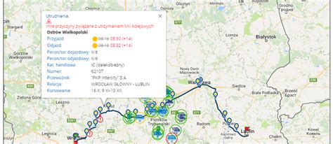 Pkp Udost Pni O Dane Gps O Pozycjach Poci G W Na Mapie Antyradio