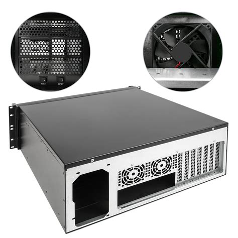 Buy RackMatic Server Case Rackmount Chassis 19 Inch IPC ATX 4U 3x5 25