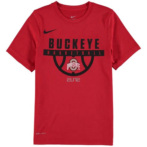 Nike Ohio State Buckeyes Youth Scarlet Legend Basketball Performance T