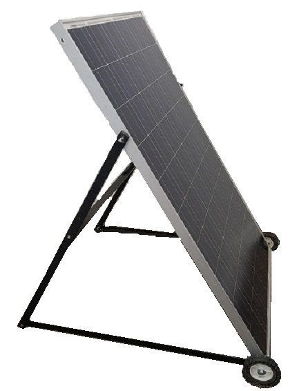 Heavy Duty Solar Panel Steel Stand W Wheels Total Solar Technologies