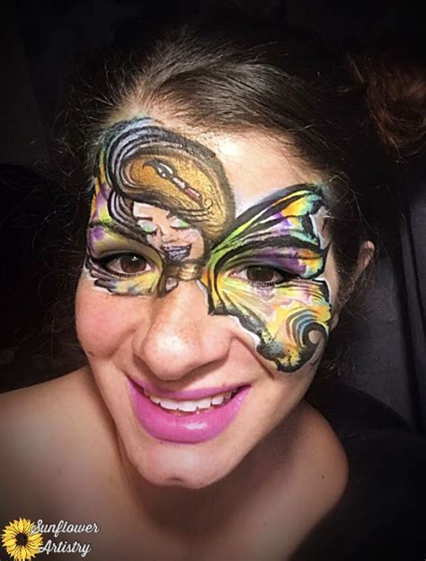 Angel Face Paint By Lea Holman Sunflower Artistry In Remembrance Of