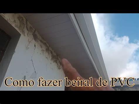 Como Fazer Beiral De PVC YouTube