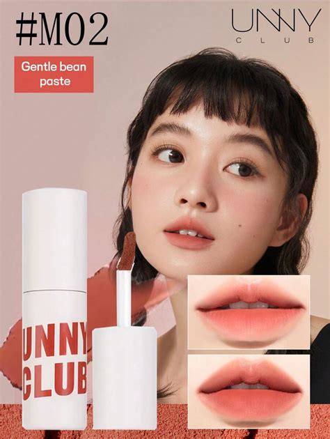 Unny Club Matte Lip Mud Nude Color Soft Matte Lip Cream Long Lasting High Impact Color
