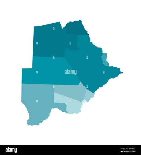 Vector Isolated Illustration Of Simplified Administrative Map Of