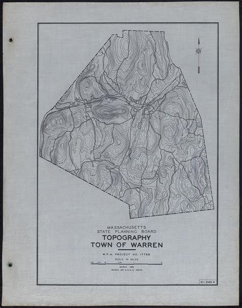 Topography Town Of Warren Digital Commonwealth