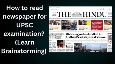 How To Read Newspaper For UPSC Strategy Upsc Upscexam