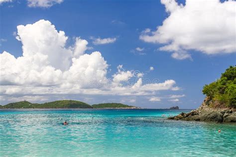 St. John, USVI Trunk Bay Underwater Snorkel Trail. A gorgeous view of ...