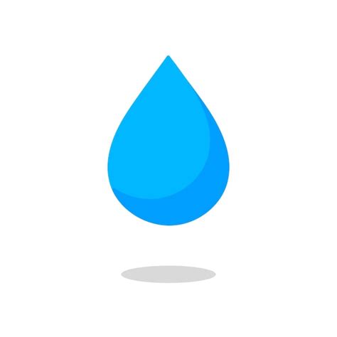 Icono De Vector De Gota De Agua Vector Premium