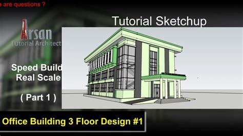 Tutorial Sketchup Desain Gedung Sekolah Lantai Part Youtube Imagesee