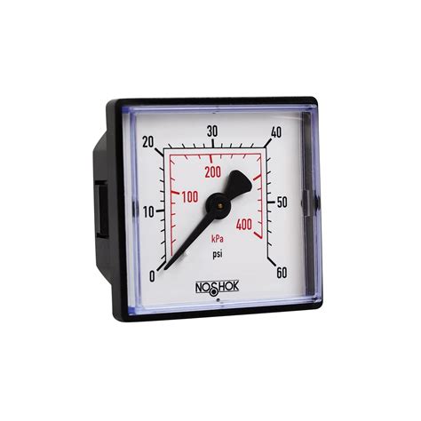 Noshok Series Square Abs Dual Scale Dial Indicador De Presi N Con