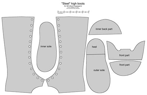 Pin By Kayleen On Resource Doll Shoe Patterns Doll Shoes Boots Patterns