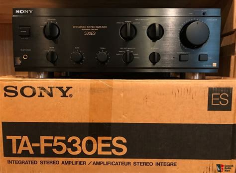 Sony Ta F Es Stereo Integrated Amplifier Photo Us Audio Mart