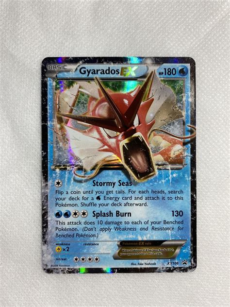 Pok Mon Tcg Gyarados Ex Xy Black Star Promos Xy Holo Promo Mint