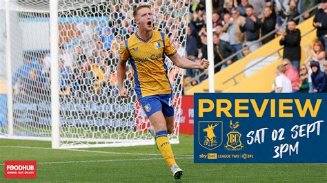 Preview Stags V Bradford News Mansfield Town