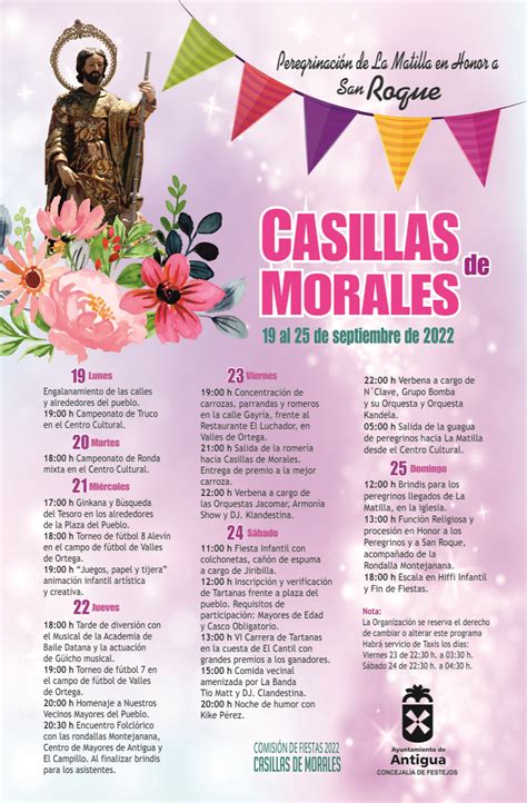 Comienzan Las Fiestas De Casillas De Morales En Honor A San Roque