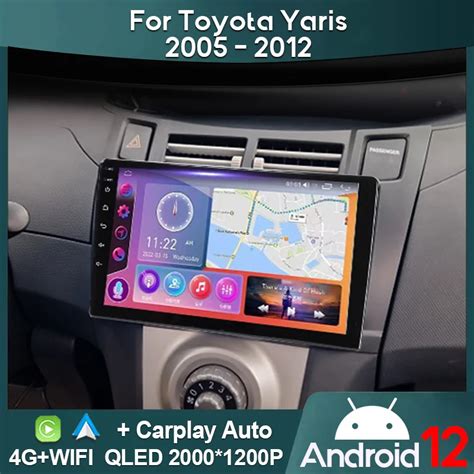 Mamsm Autoradio Pour Toyota Yadditif Xp Android