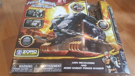 Bandai US Power Rangers MMPR Megaforce Zordbuilder Set Megazord DX