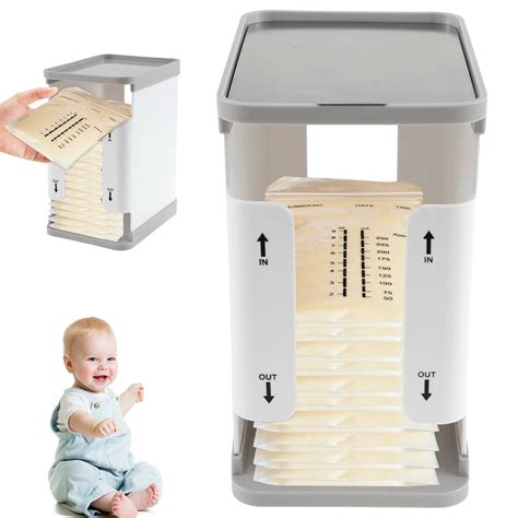Breast Milk Storage Tower - Convenient Storage for Milk Freezer Bags