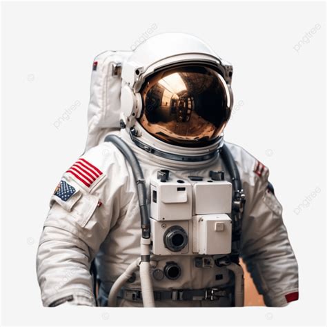 Astronauta Em Fundo Transparente Pronto Para Exploração PNG