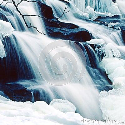 Winter Bond Falls Square Stock Photo | CartoonDealer.com #4802244