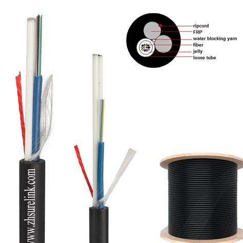 Outdoor Aerial Sm Fibra Optica Mini Adss Asu Cable Non Metallic Fiber