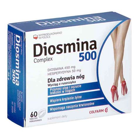 Diosmina 500 Complex Tabletki Powlekane 60 Szt Diosmina I Hesperydyna