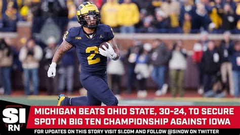 Michigan Beats Ohio State For The Third Straight Year Will Head To Big