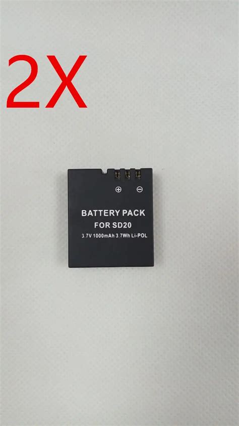 Pcs Lot Aee Accessories Ds Sd Sd Battery For Aee Magicam Sd Sd