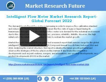 PPT Intelligent Flow Meter Market Research Analysis Growth Size