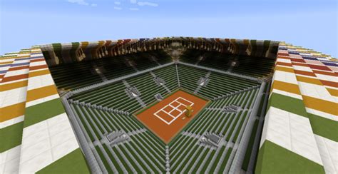 Tennis Court Minecraft Map