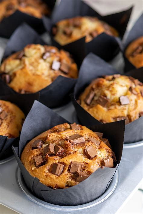 Muffinki z nutellą i kawałkami czekolady Orchideli Przepisy