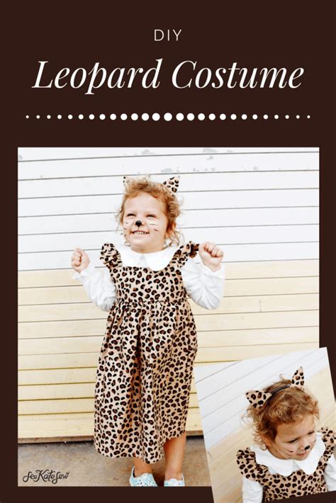 Homemade Leopard Costume