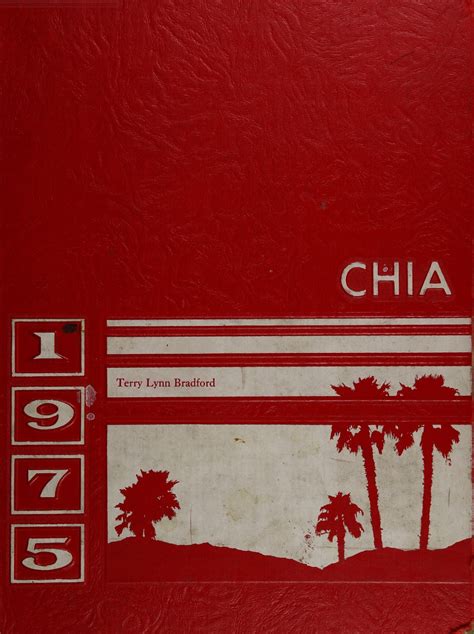 1975 yearbook from Palm Springs High School from Palm springs, California