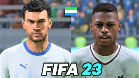 FIFA 23 ALL SIERRA LEONE PLAYERS REAL FACES YouTube