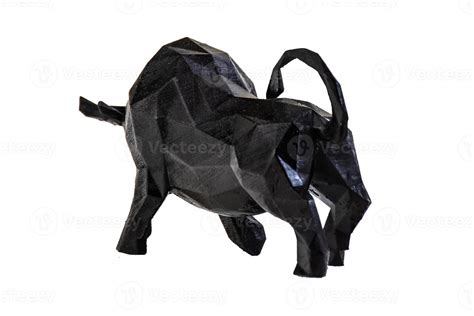 black bull on white background 19627479 Stock Photo at Vecteezy