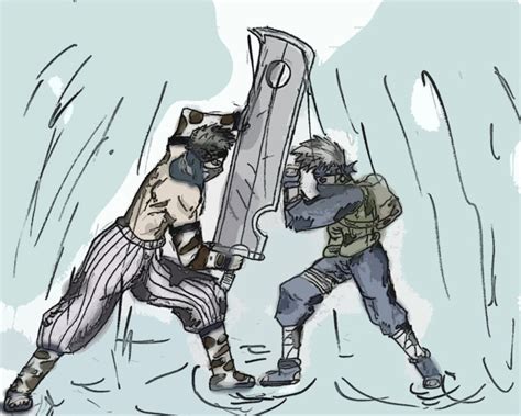 Kakashi vs Zabuza by ChoasisShinigami on DeviantArt