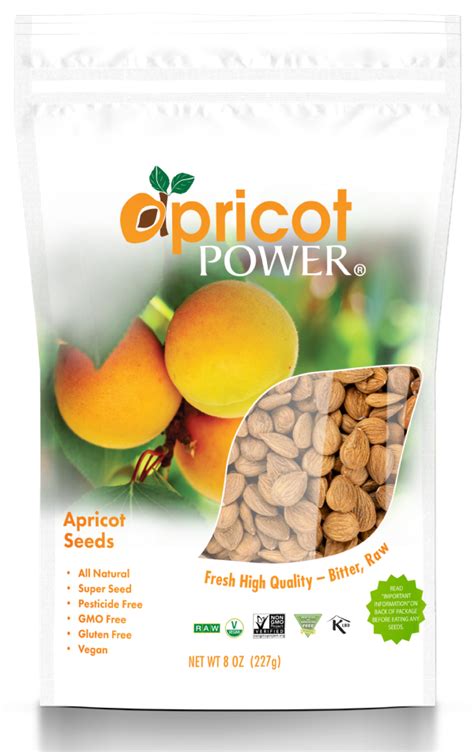 Bitter Raw Apricot Seeds 8 Oz Apricot Power Apricot Power